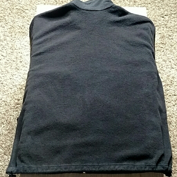 Columbia Black Full Zip Fleece Side Pockets Jacket - Picture 3 of 8